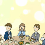 小学校の先生の家での、先生たちのご飯会。